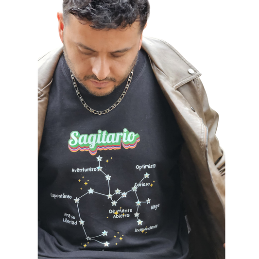 Camiseta Zodiacal Hombre - Constelación al Frente