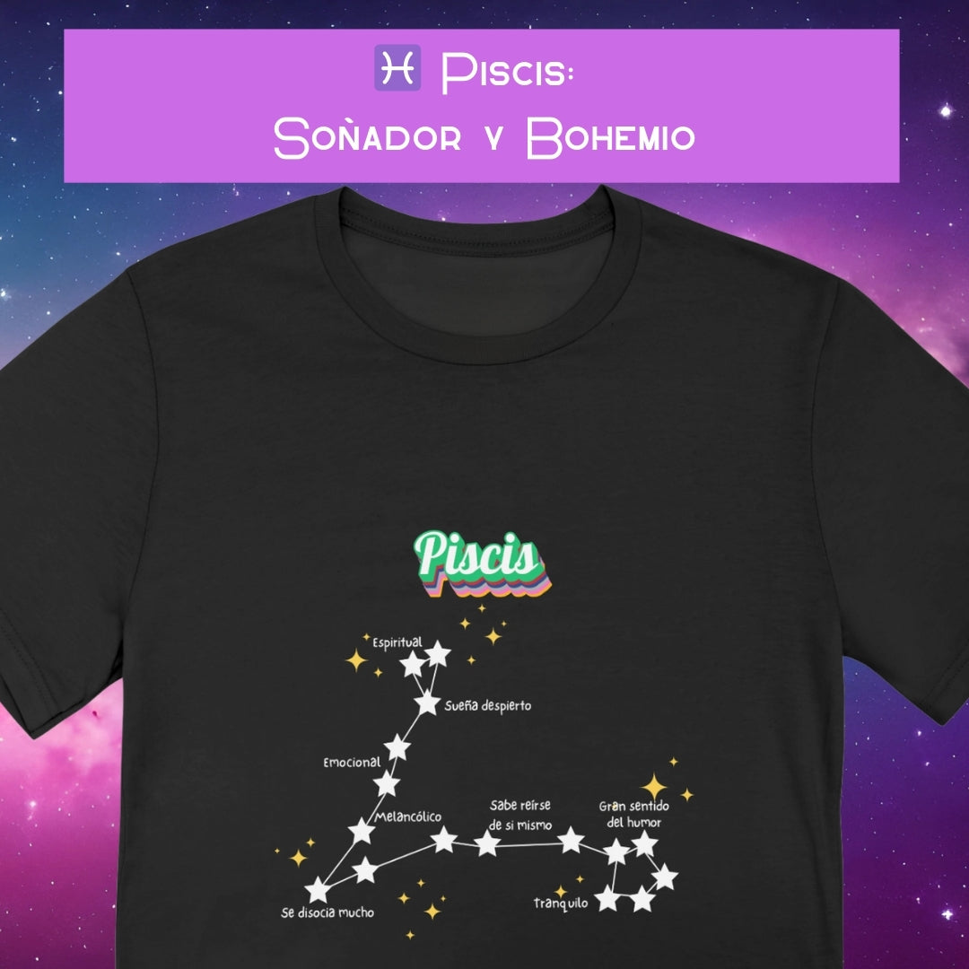 Camiseta Zodiacal Hombre - Constelación al Frente
