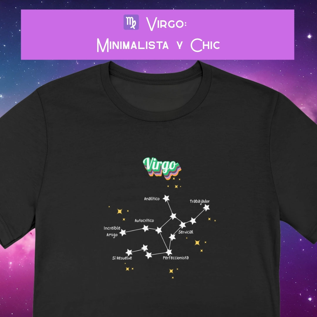 Camiseta Zodiacal Hombre - Constelación al Frente