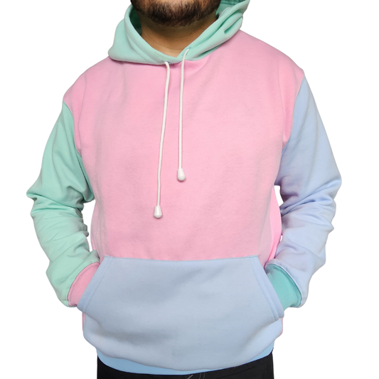 Hoodie Colorblock Pastel
