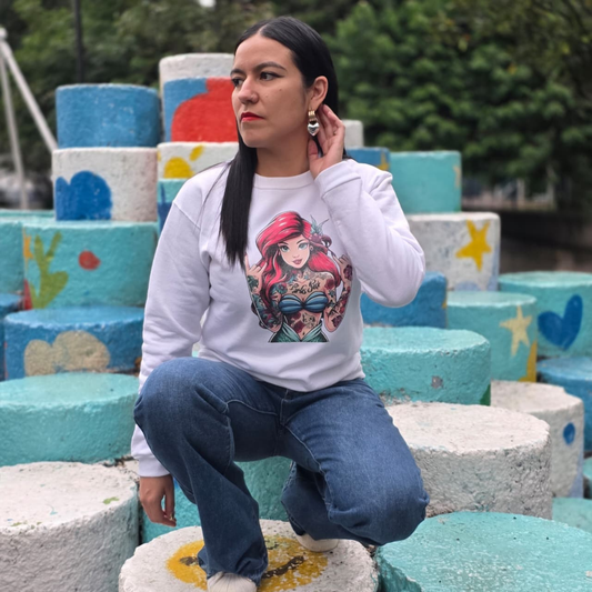 Sudadera Princesas Glitter