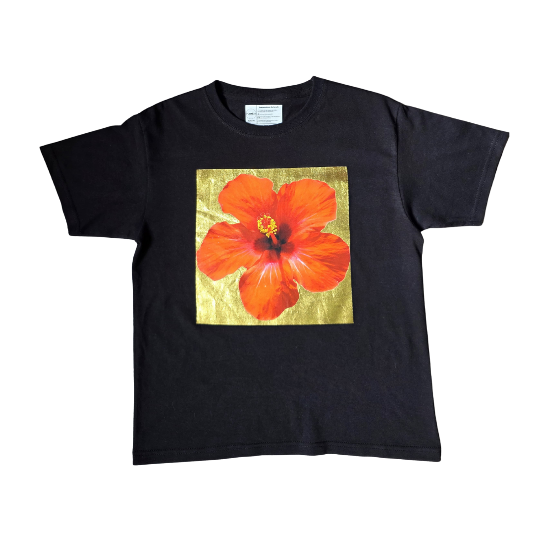 Camiseta Flor Roja