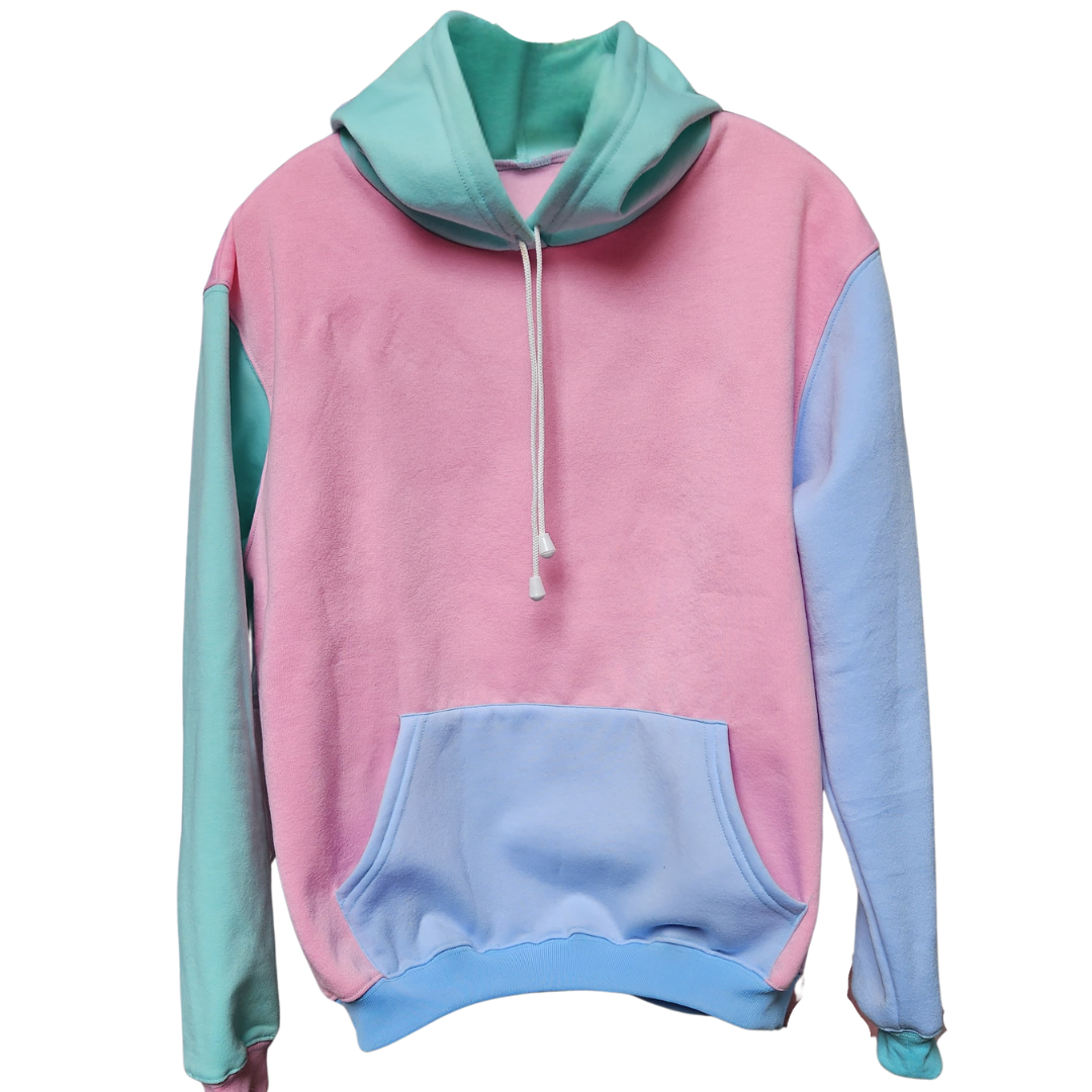 Hoodie Colorblock Pastel