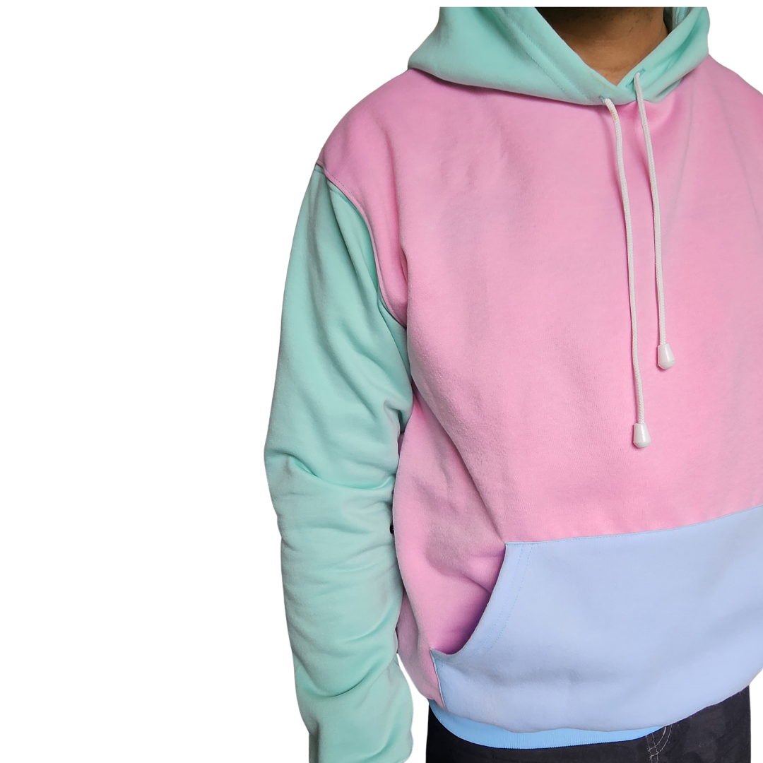 Hoodie Colorblock Pastel