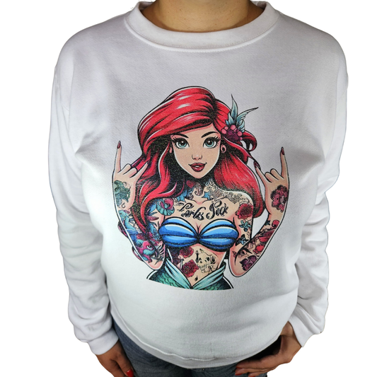 Sudadera Princesas Glitter