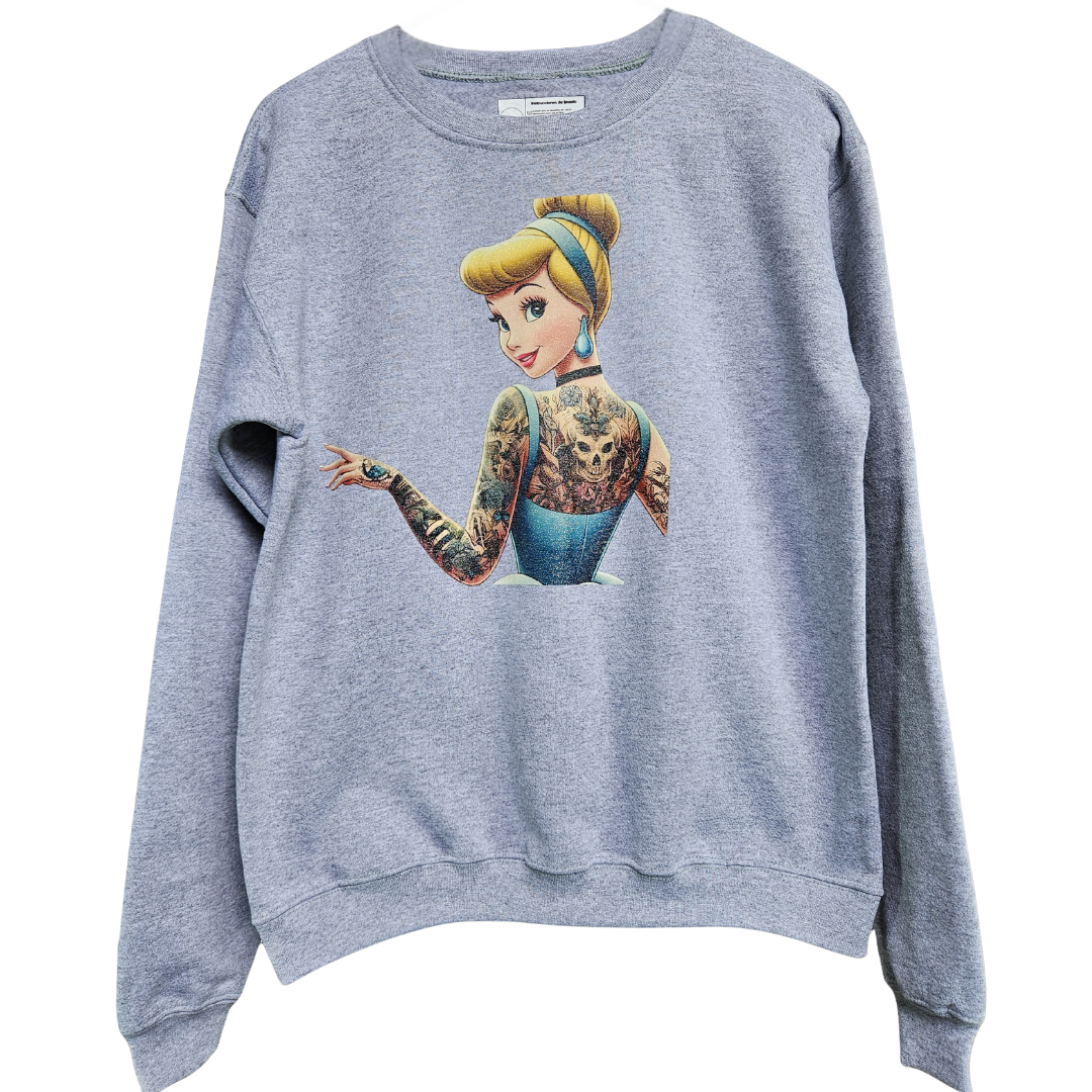Sudadera Princesas Glitter