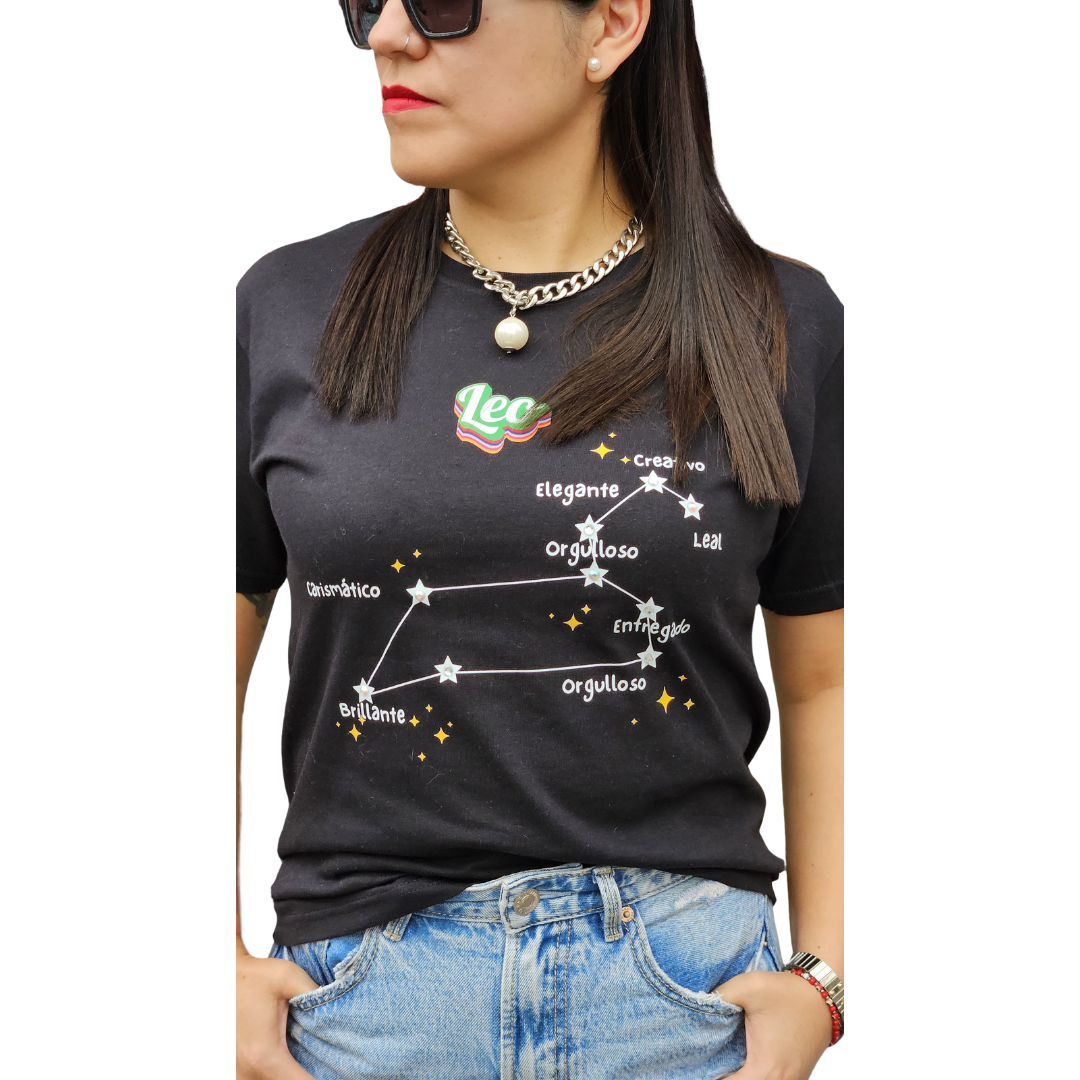Camiseta Zodiacal Mujer - Constelación al Frente