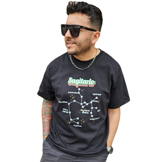 Camiseta Zodiacal Hombre - Constelación al Frente