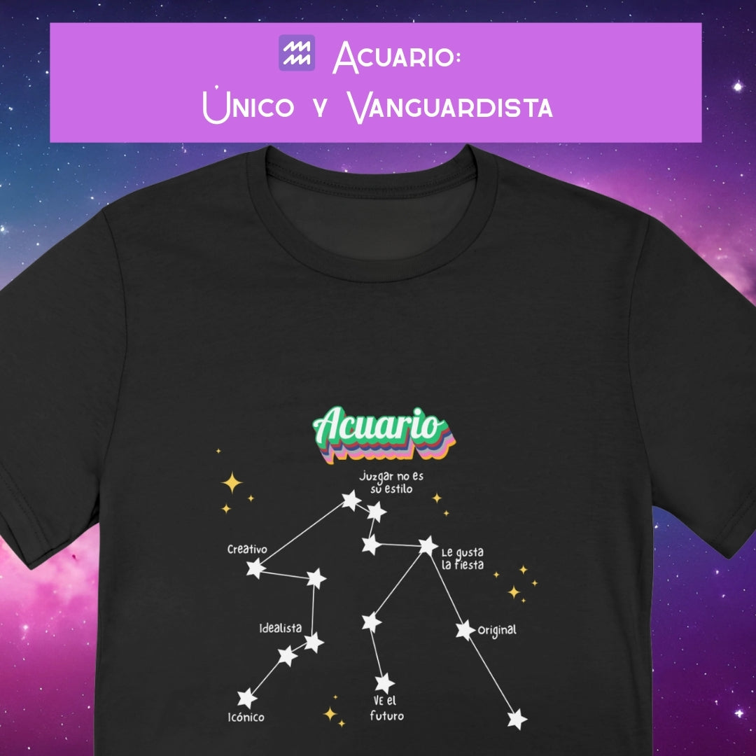 Camiseta Zodiacal Mujer - Constelación al Frente
