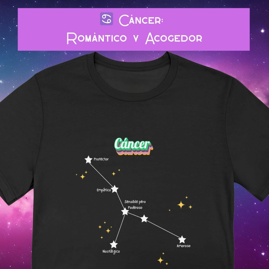 Camiseta Zodiacal Mujer - Constelación al Frente
